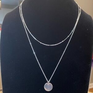 NIB Mevecco layering necklace duo